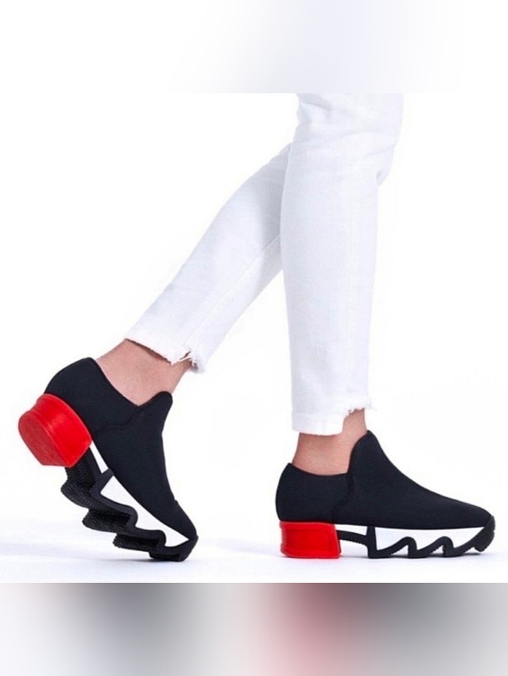 iRi NYC Neoprene Platform Sneakers